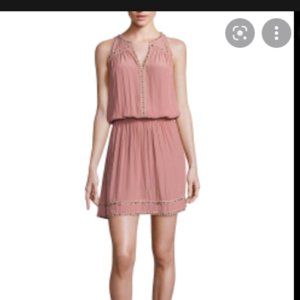 RAMY BROOK Brittney PINK BLUSH Studded Dress $395 size M